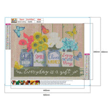 Carica l'immagine nel visualizzatore di Gallery, Flower-Full Drill Round Drill-50x40cm-Diamond Painting