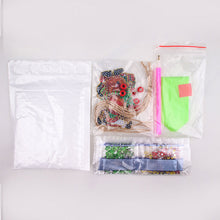 Carica l'immagine nel visualizzatore di Gallery, 5 pezzi/set Double Sided Christmas Diamond Painting DIY Hanging Pendant Trees Decoration