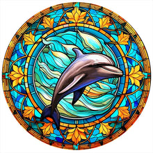 Carica l'immagine nel visualizzatore di Gallery, Vetrata Animale- Diamond Painting-30x30cm