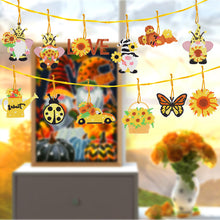 Carica l'immagine nel visualizzatore di Gallery, Ornamento da appendere natalizio su un lato da 10 pezzi