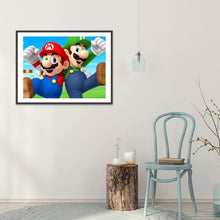 Carica l'immagine nel visualizzatore di Gallery, Mario - pittura completa di diamanti rotondi