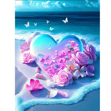 Carica l'immagine nel visualizzatore di Gallery, Dream Beach Love-Full Round Diamond Painting-30x40cm