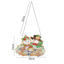 Carica l'immagine nel visualizzatore di Gallery, Decorazione della porta con pittura a diamante di Natale