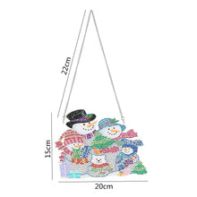 Carica l'immagine nel visualizzatore di Gallery, Decorazione della porta con pittura a diamante di Natale