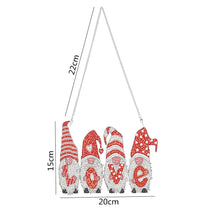 Carica l'immagine nel visualizzatore di Gallery, Decorazione della porta con pittura a diamante di Natale