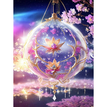 Carica l'immagine nel visualizzatore di Gallery, fiore viola Campanula-Pieno di trapano Diamond Painting