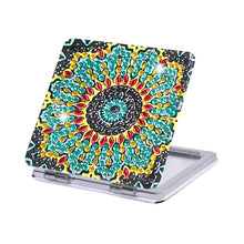 Carica l'immagine nel visualizzatore di Gallery, Specchio per il trucco con diamanti Mandala