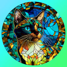 Carica l'immagine nel visualizzatore di Gallery, Vetrata Animale- Diamond Painting-30x30cm
