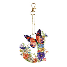 Carica l'immagine nel visualizzatore di Gallery, Portachiavi a doppia faccia con 26 fiori con alfabeto