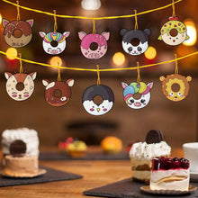 Carica l'immagine nel visualizzatore di Gallery, Ornamento da appendere natalizio su un lato da 10 pezzi