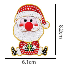 Carica l'immagine nel visualizzatore di Gallery, 5 pezzi/set Double Sided Christmas Diamond Painting DIY Hanging Pendant Trees Decoration