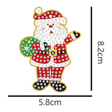 Carica l'immagine nel visualizzatore di Gallery, 5 pezzi/set Double Sided Christmas Diamond Painting DIY Hanging Pendant Trees Decoration