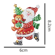Carica l'immagine nel visualizzatore di Gallery, 5 pezzi/set Double Sided Christmas Diamond Painting DIY Hanging Pendant Trees Decoration