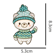 Carica l'immagine nel visualizzatore di Gallery, 5 pezzi/set Double Sided Christmas Diamond Painting DIY Hanging Pendant Trees Decoration