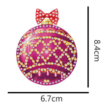 Carica l'immagine nel visualizzatore di Gallery, 5 pezzi/set Double Sided Christmas Diamond Painting DIY Hanging Pendant Trees Decoration