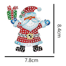 Carica l'immagine nel visualizzatore di Gallery, 5 pezzi/set Double Sided Christmas Diamond Painting DIY Hanging Pendant Trees Decoration