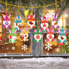 Carica l'immagine nel visualizzatore di Gallery, Ornamento da appendere natalizio su un lato da 10 pezzi