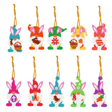 Carica l'immagine nel visualizzatore di Gallery, Ornamento da appendere natalizio su un lato da 10 pezzi