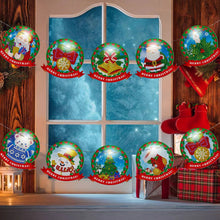 Carica l'immagine nel visualizzatore di Gallery, pendente del cartone di natale del diamante di 12pcs/set DIY