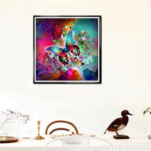 Carica l'immagine nel visualizzatore di Gallery, Farfalla - diamante quadrato pieno - 30x30cm