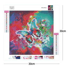 Carica l'immagine nel visualizzatore di Gallery, Farfalla - diamante quadrato pieno - 30x30cm