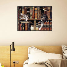 Carica l'immagine nel visualizzatore di Gallery, Animale gatto - diamante rotondo - 30x40cm