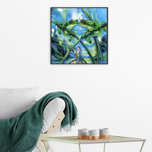 Carica l'immagine nel visualizzatore di Gallery, Rana animale - diamante rotondo completo - 30x30cm