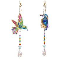 Carica l'immagine nel visualizzatore di Gallery, Finestra laterale sospesa doppia diamante 5D fai-da-te