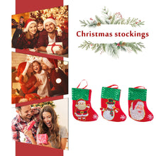 Carica l'immagine nel visualizzatore di Gallery, 3 pendenti pendenti con calza di Natale