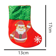 Carica l'immagine nel visualizzatore di Gallery, 3 pendenti pendenti con calza di Natale