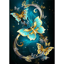 Carica l'immagine nel visualizzatore di Gallery, Pittura Diamante Rotondo Completo - Farfalla(30*40)