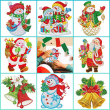 Carica l'immagine nel visualizzatore di Gallery, Adesivo natalizio con pittura a diamante