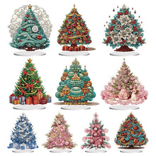 Carica l'immagine nel visualizzatore di Gallery, Ornamento da tavolo natalizio con diamante perforato su un lato