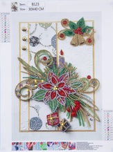 Carica l'immagine nel visualizzatore di Gallery, Natale - Pittura diamante a forma speciale parziale 30*40cm