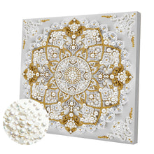 Carica l'immagine nel visualizzatore di Gallery, Elegant Girl-Partial Pearl Painting Kit with Frame-25x25cm
