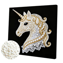 Carica l'immagine nel visualizzatore di Gallery, Elegant Girl-Partial Pearl Painting Kit with Frame-25x25cm

