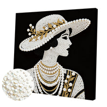 Carica l'immagine nel visualizzatore di Gallery, Pumpkin-Partial Pearl Painting Kit with Frame-25x25cm
