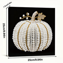 Carica l'immagine nel visualizzatore di Gallery, Pumpkin-Partial Pearl Painting Kit with Frame-25x25cm
