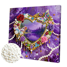Carica l'immagine nel visualizzatore di Gallery, Jellyfish-Partial Pearl Painting Kit with Frame-25x25cm
