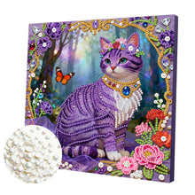Carica l'immagine nel visualizzatore di Gallery, Jellyfish-Partial Pearl Painting Kit with Frame-25x25cm
