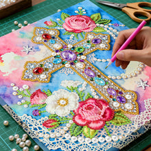 Carica l'immagine nel visualizzatore di Gallery, Cross-Partial Pearl Painting Kit with Frame-25x25cm
