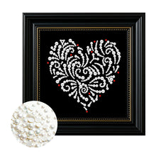 Carica l'immagine nel visualizzatore di Gallery, Heart-Partial Pearl Painting Kit with Frame-27x27cm
