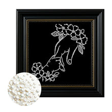 Carica l'immagine nel visualizzatore di Gallery, Heart-Partial Pearl Painting Kit with Frame-27x27cm
