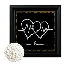 Carica l'immagine nel visualizzatore di Gallery, Heart-Partial Pearl Painting Kit with Frame-27x27cm
