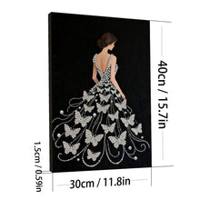 Carica l'immagine nel visualizzatore di Gallery, Jellyfish-Partial Pearl Painting Kit with Frame-30x40cm
