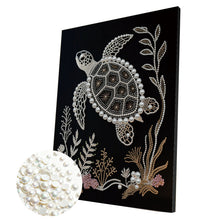 Carica l'immagine nel visualizzatore di Gallery, Waves-Partial Pearl Painting Kit with Frame-30x40cm
