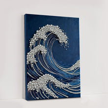 Carica l'immagine nel visualizzatore di Gallery, Waves-Partial Pearl Painting Kit with Frame-30x40cm

