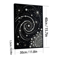 Carica l'immagine nel visualizzatore di Gallery, Starry Sky-Partial Pearl Painting Kit with Frame-30x40cm

