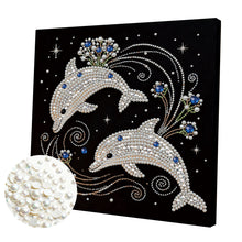 Carica l'immagine nel visualizzatore di Gallery, Butterfly-Partial Pearl Painting Kit with Frame-30x30cm
