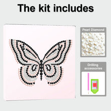 Carica l'immagine nel visualizzatore di Gallery, Butterfly-Partial Pearl Painting Kit with Frame-30x30cm
